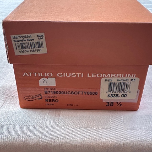 AGL women’sLoafers in Black . - Picture 10 of 11